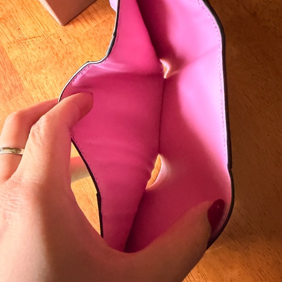 Bulgari Serpenti Forever Compact Wallet Green Pink w/ Box Authentic - Picture 7 of 7